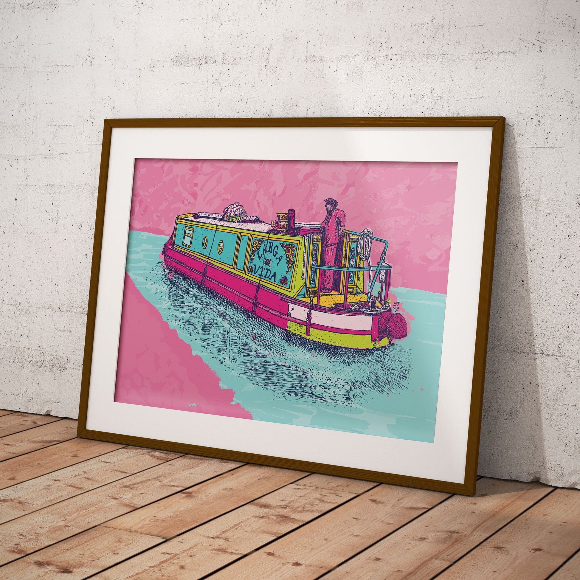 Canal boat - Bejojoart