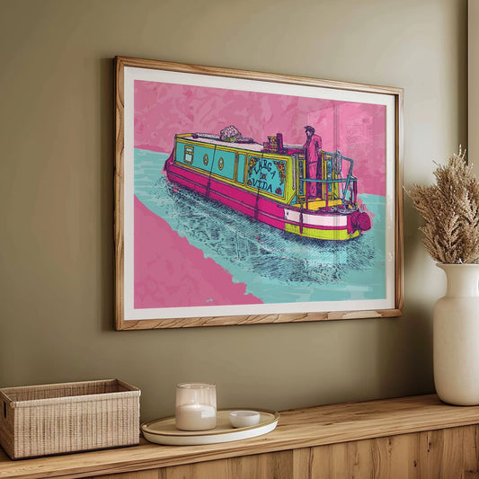 Canal boat - Bejojoart