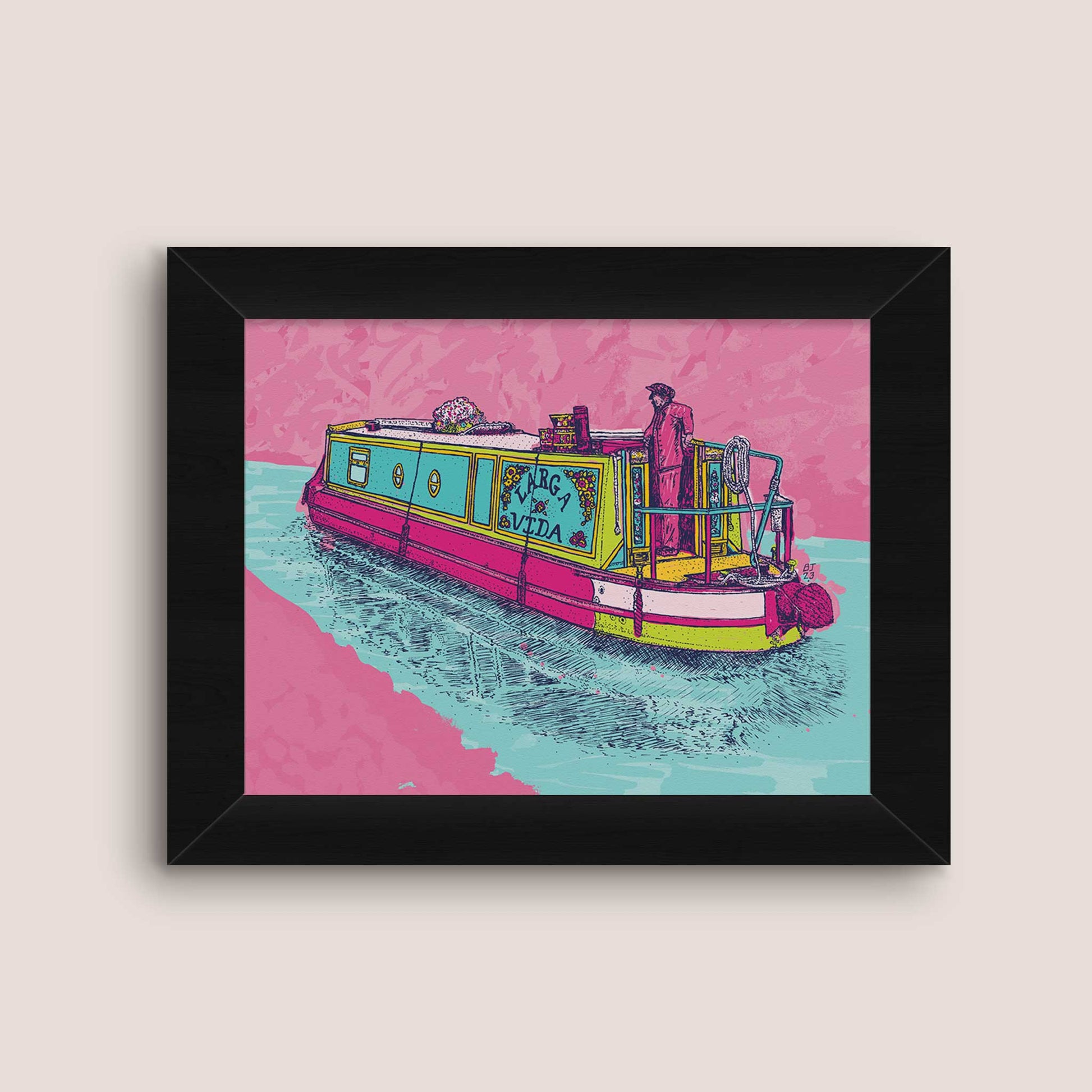 Canal boat - Bejojoart