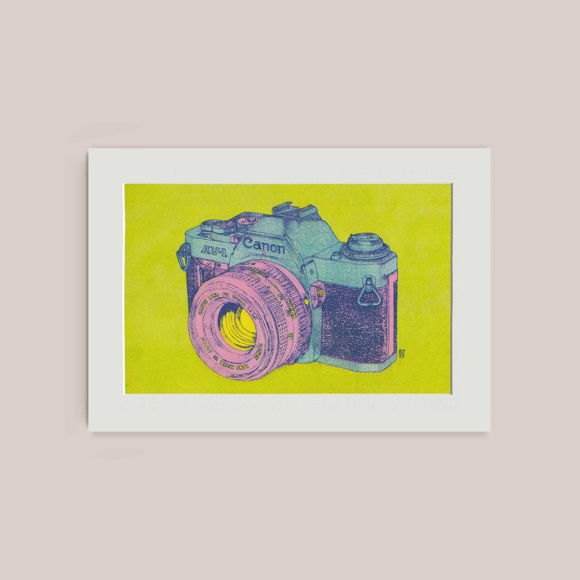 Canon Risograph print - Bejojoart