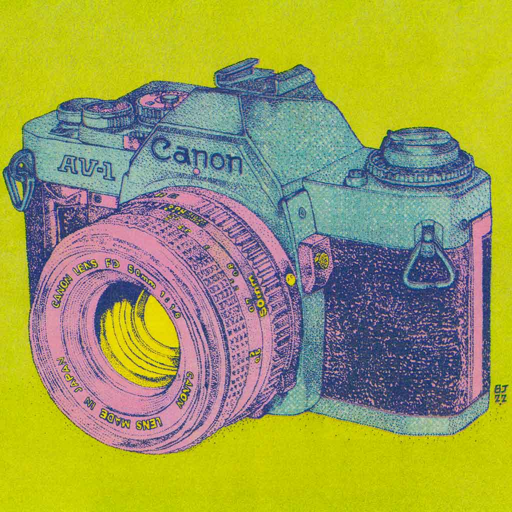 Canon Risograph print - Bejojoart