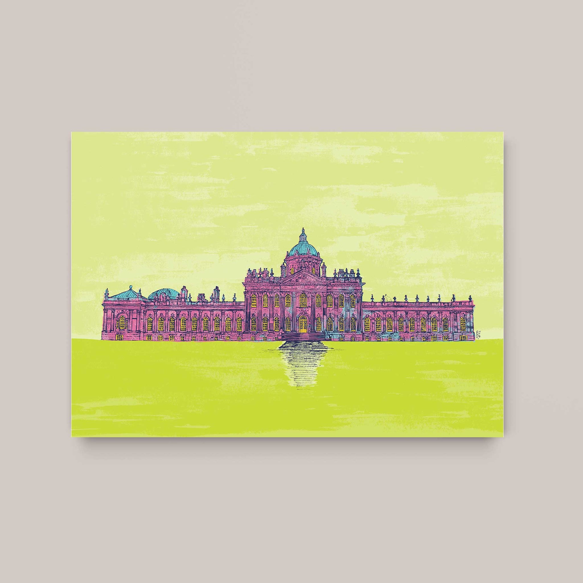 Castle Howard Print | Elegant Artwork of Historic Estate - Bejojoart