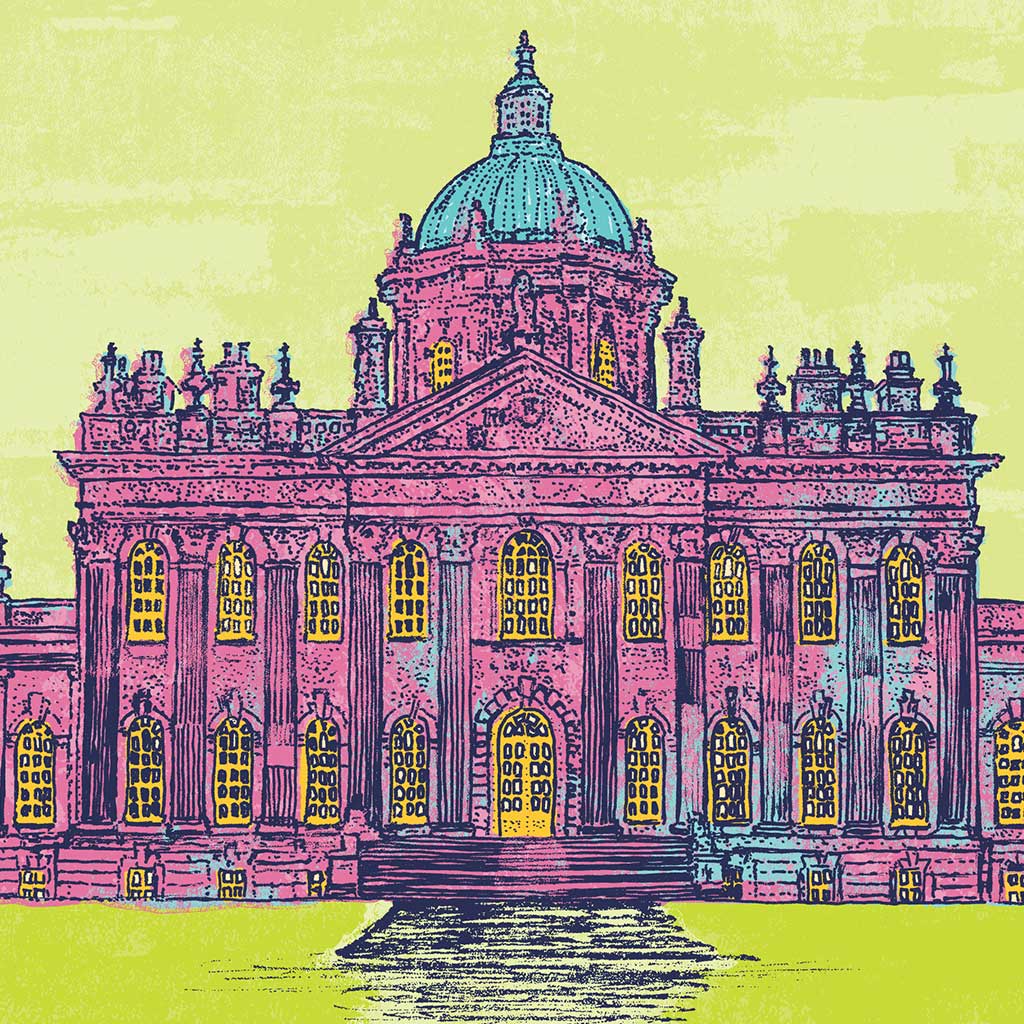 Castle Howard Print | Elegant Artwork of Historic Estate - Bejojoart