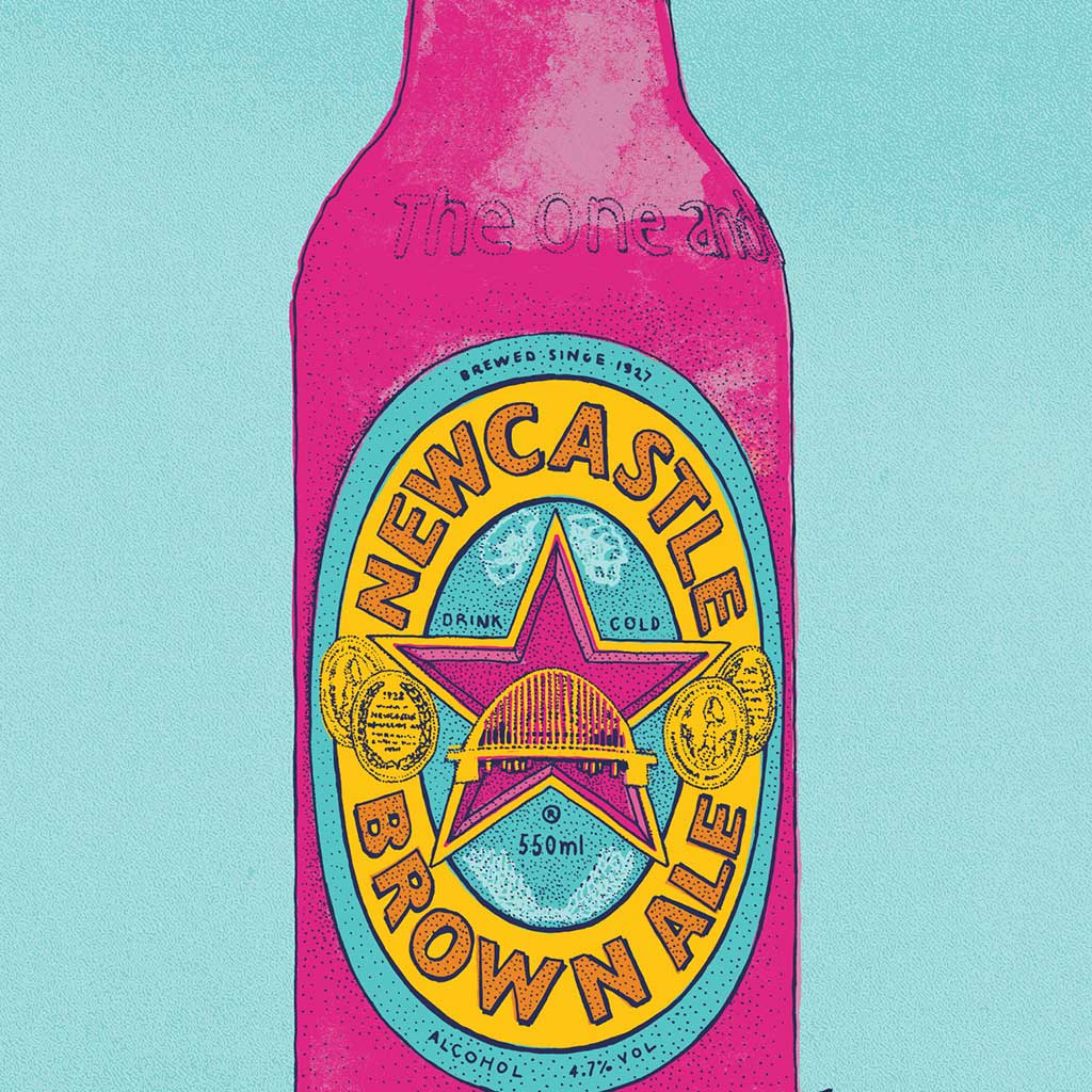 Newcastle Brown Ale - Bejojoart