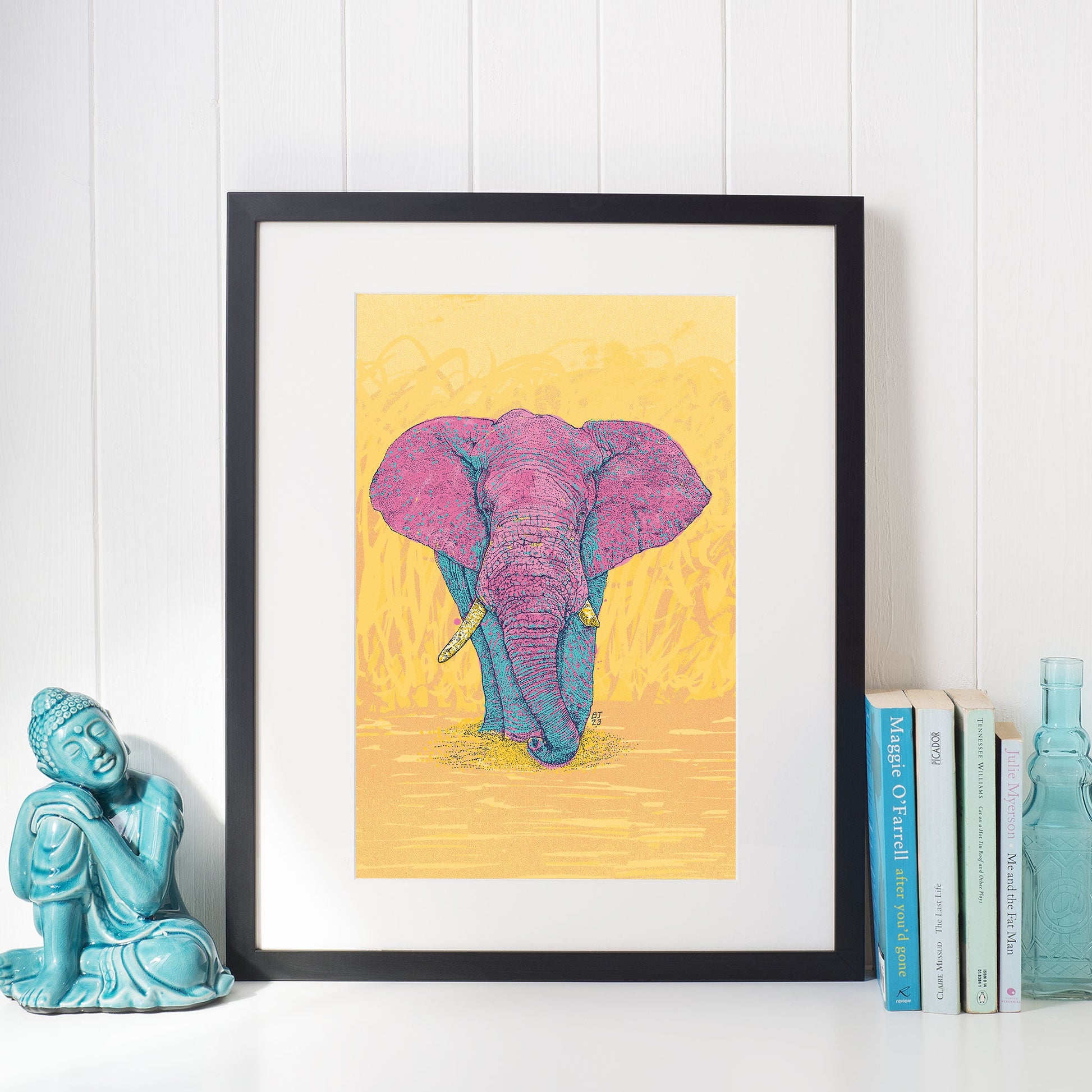 Pink elephant - Bejojoart