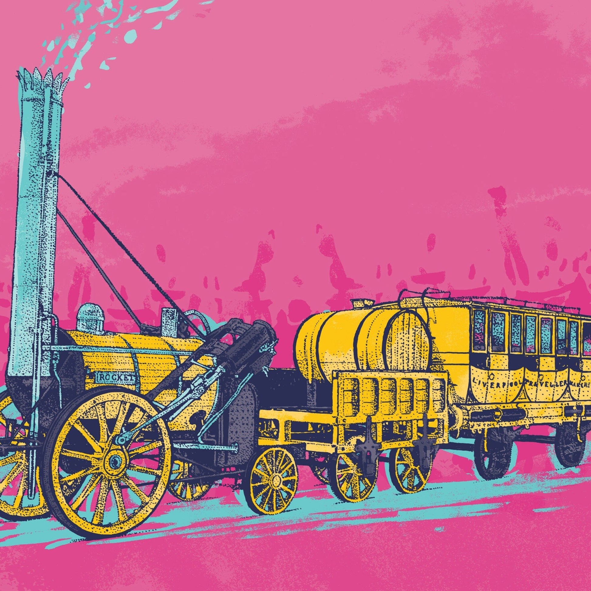 Stephenson's Rocket - Bejojoart