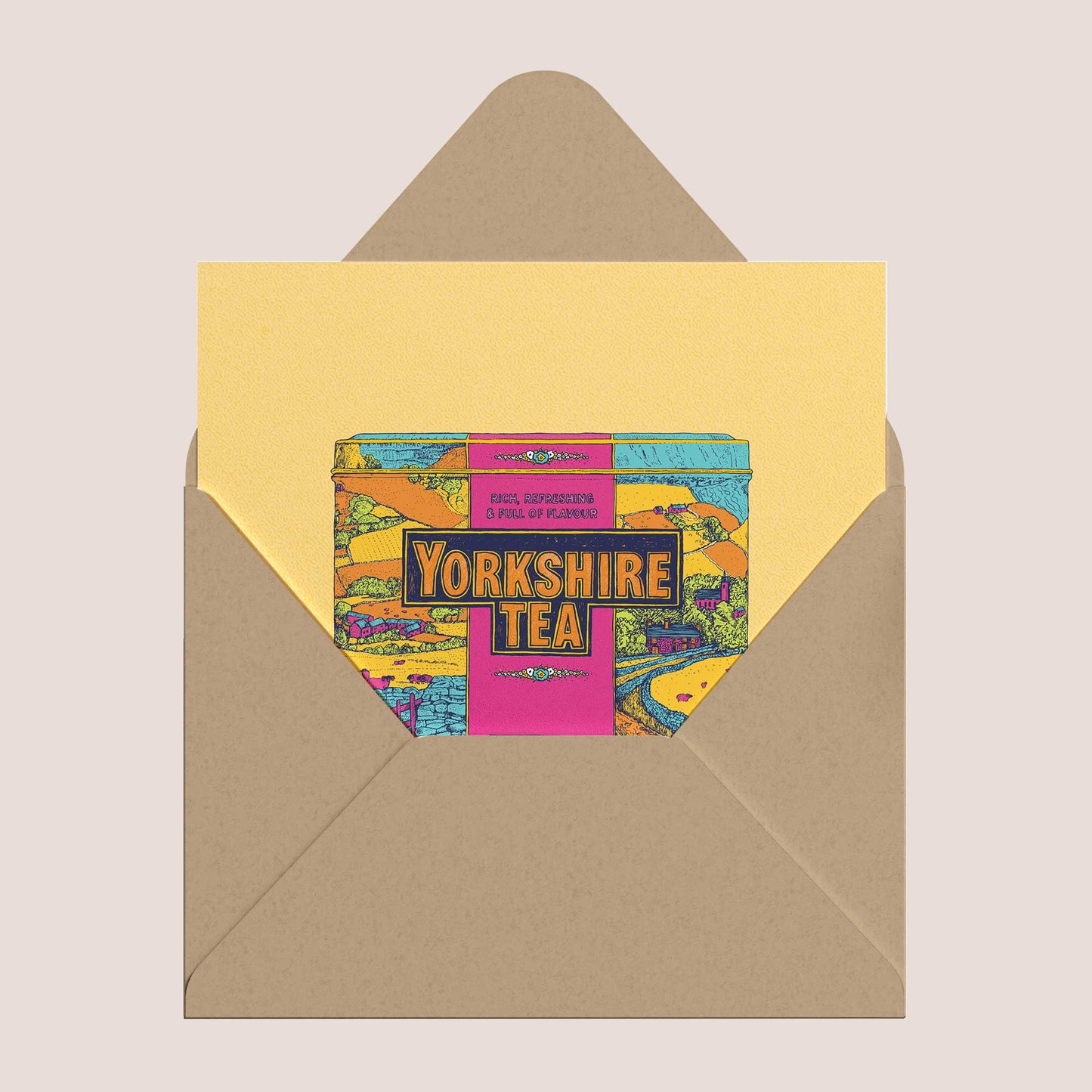 Yorkshire Tea - Greeting Card - Bejojoart