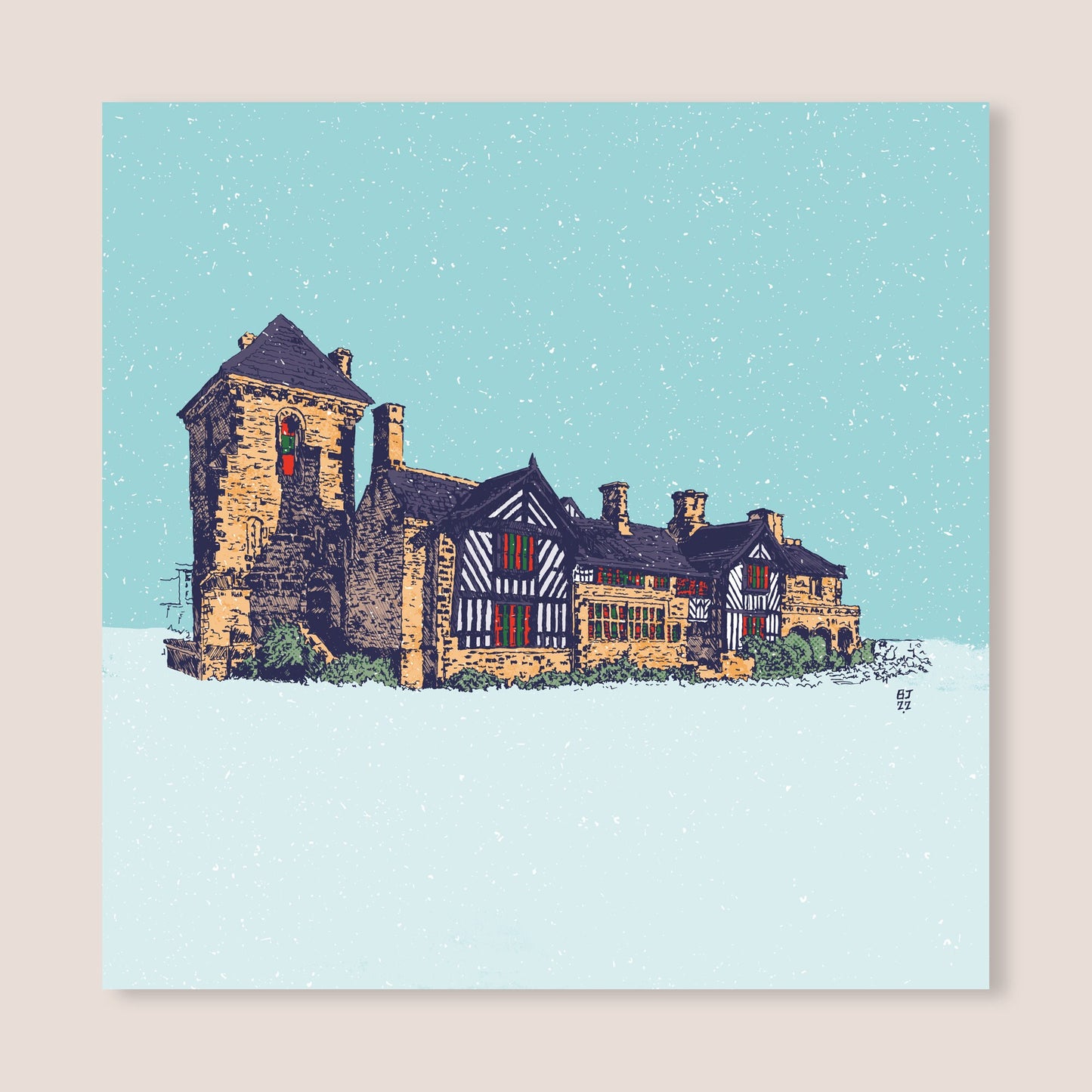 Shibden Hall Christmas Card