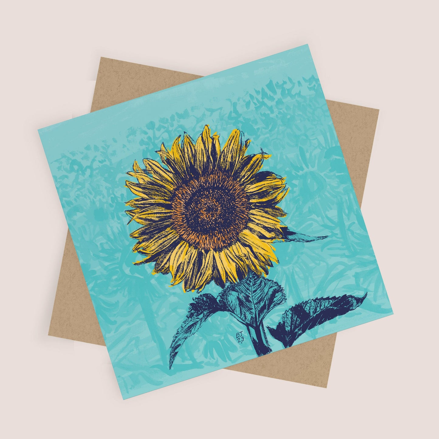 Sunflower card